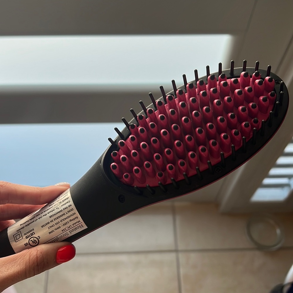Heated Straightening Hair Brush